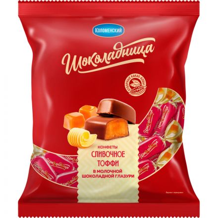 Конфеты Тоффи Шоколадница из мягкой карам. слив в мол шок глаз. 200г Конфеты Тоффи Шоколадница из мягкой карам. слив в мол шок глаз. 200г