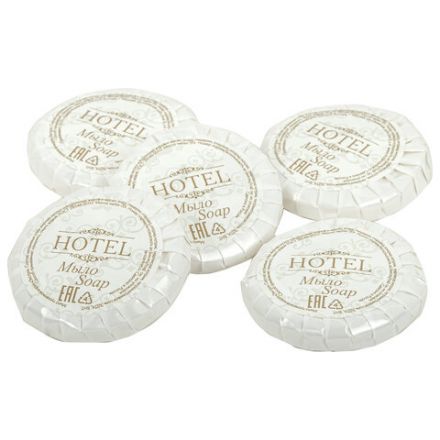 Мыло одноразовое 20 г, КОМПЛЕКТ 300 шт., HOTEL, саше, гофра, 2000117