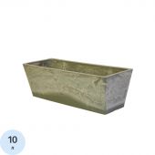 Горшок балконный д/раст,СВЕТЛ.ДРЕВЕСН.УГОЛЬ(СВЕТЛО-СЕР),10л,H-11U50сду