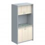 Шкаф для посуды SCB 120.2ML Бук Тиара/Металлик 1030х600х2000