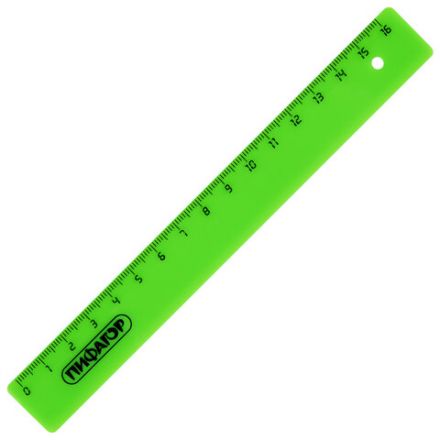 Линейка пластиковая 16 см, ПИФАГОР, неоновая, ассорти, 210603 Линейка пластиковая 16 см, ПИФАГОР, неоновая, ассорти, 210603