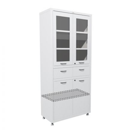 Шкаф медицинский Hilfe МД 2 1780/R-1 (металл/стекло, 800х400х1850 мм) Шкаф медицинский Hilfe МД 2 1780/R-1 (металл/стекло, 800х400х1850 мм)