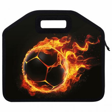 Папка-сумка ЮНЛАНДИЯ, 1 отделение, фетровые ручки, 34х30х11 см, "Fire ball", 273381 Папка-сумка ЮНЛАНДИЯ, 1 отделение, фетровые ручки, 34х30х11 см, "Fire ball", 273381