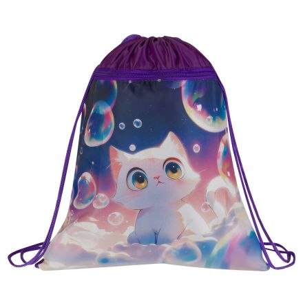 Мешок для обуви 1 отделение ArtSpace "Anime kittens", 340*420мм, карман Мешок для обуви 1 отделение ArtSpace "Anime kittens", 340*420мм, карман