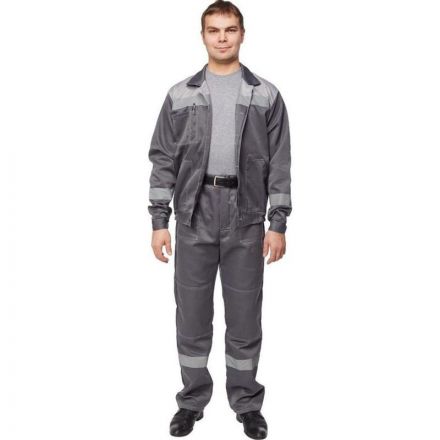 Костюм рабочий летний муж. л22-КБР т.сер./св.сер (р.40-42) 170-176