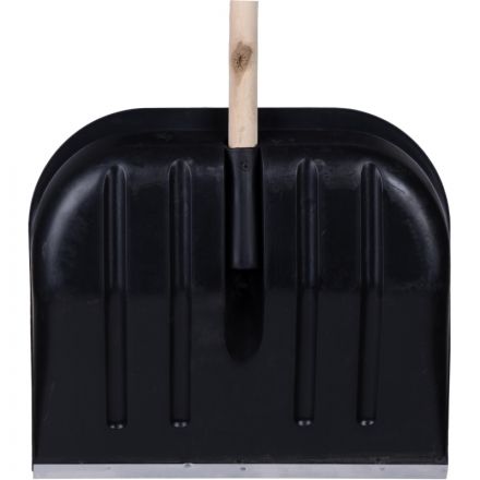 Лопата снеговая РусТрейд Зима №3 ал планкой дер черен v-об ручка зи-00412 Лопата снеговая РусТрейд Зима №3 ал планкой дер черен v-об ручка зи-00412