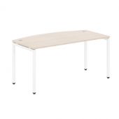 Стол руководителя XSET 169 Бук Тиара/Белый 1600х867х750 XTEN-S