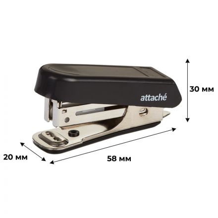 Степлер -мини Economy №10 на 7 листов, черный антистеп Степлер -мини Economy №10 на 7 листов, черный антистеп