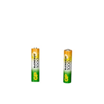 Батарейки аккумуляторные GP ReEnergy Ni-Mh мизинчиковые КОМПЛЕКТ 2 шт., ААА (HR03), 950 mAh, 100AAAHCRGY, 100AAAHCRGY-2CR Батарейки аккумуляторные GP ReEnergy Ni-Mh мизинчиковые КОМПЛЕКТ 2 шт., ААА (HR03), 950 mAh, 100AAAHCRGY, 100AAAHCRGY-2CR