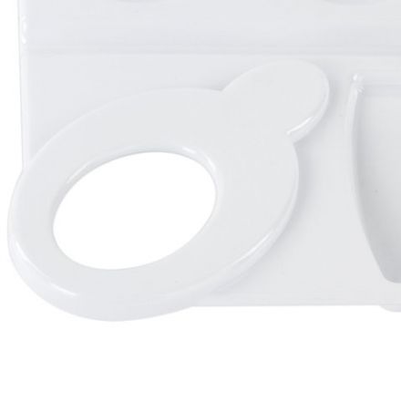 Палитра для рисования ПИФАГОР белая, пластиковая, прямоугольная, 10 ячеек, 227809 Палитра для рисования ПИФАГОР белая, пластиковая, прямоугольная, 10 ячеек, 227809