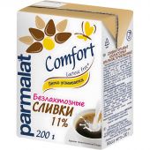 Сливки Parmalat Comfort безлактозные 11% 200г Сливки Parmalat Comfort безлактозные 11% 200г