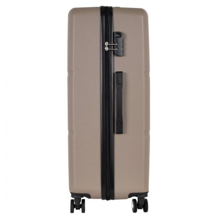 Чемодан Р612 (3-ой) бежевый Camel (28) пластик ABS средний Чемодан Р612 (3-ой) бежевый Camel (28) пластик ABS средний