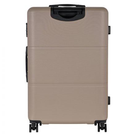 Чемодан Р612 (3-ой) бежевый Camel (28) пластик ABS средний Чемодан Р612 (3-ой) бежевый Camel (28) пластик ABS средний