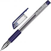 Ручка гелевая неавтомат. Attache Gelios-030 синий, игольч,0,5мм,манж