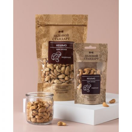 Кешью Деловой стандарт жареный, 50гх12шт/уп Кешью Деловой стандарт жареный, 50гх12шт/уп