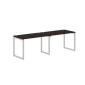 Стол 2-х местный XQWST 2470 Легно темный/Алюминий 2406х700х750 Стол 2-х местный XQWST 2470 Легно темный/Алюминий 2406х700х750