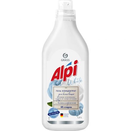 Гель для стирки ALPI white gel конц для белых вещей 1,8 л