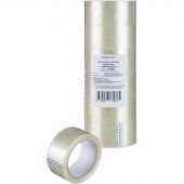 Клейкая лента упаковочная 48мм х 66м, прозрачный, 50мкм, 6 шт/уп Клейкая лента упаковочная 48мм х 66м, прозрачный, 50мкм, 6 шт/уп