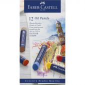Пастель масляная Faber-Castell Oil Pastels, 12 цветов, картон. упак.,127012