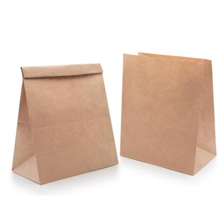 Пакет бумажный 320х200х340 мм, 70 гр/м2, крафт, прямоуг.дно 500 шт/уп Пакет бумажный 320х200х340 мм, 70 гр/м2, крафт, прямоуг.дно 500 шт/уп