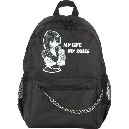 Рюкзак Аниме Готик ткань , черный Рюкзак Аниме Готик ткань , черный