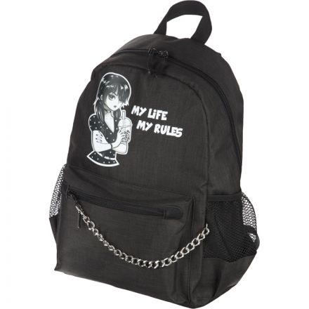 Рюкзак Аниме Готик ткань , черный Рюкзак Аниме Готик ткань , черный