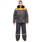 Костюм рабочий зимний муж з35-КПК сер/орнж 48-50) 170-176 (Арсенал-СП) Костюм рабочий зимний муж з35-КПК сер/орнж 48-50) 170-176 (Арсенал-СП)