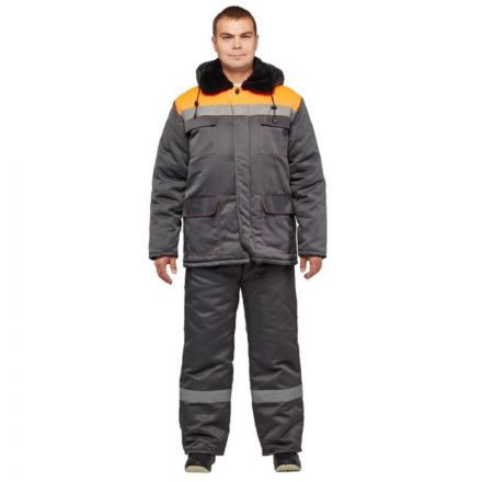 Костюм рабочий зимний муж з35-КПК сер/орнж 48-50) 170-176 (Арсенал-СП) Костюм рабочий зимний муж з35-КПК сер/орнж 48-50) 170-176 (Арсенал-СП)