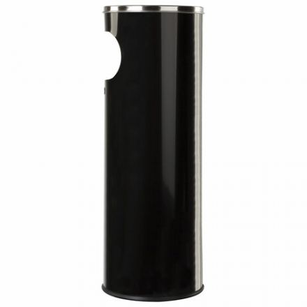 Урна с пепельницей 18 литров, 580х210 мм, нержавеющая сталь, черная, LAIMA PROFESSIONAL, 606298 Урна с пепельницей 18 литров, 580х210 мм, нержавеющая сталь, черная, LAIMA PROFESSIONAL, 606298