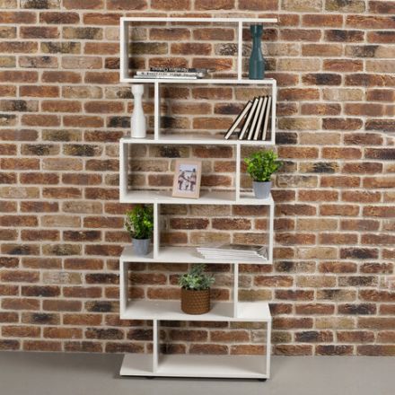 Стеллаж BRABIX "Scandi SH-008", 730х250х1760 мм, 6 секций, ЛДСП, белый, 641897, ЦБ013658-1 Стеллаж BRABIX "Scandi SH-008", 730х250х1760 мм, 6 секций, ЛДСП, белый, 641897, ЦБ013658-1