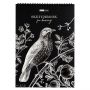 Скетчбук 20л., А4 ArtSpace "Черная линия. Птица", на гребне, черный блок, 120г/м2