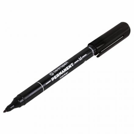 Маркер перманентный CENTROPEN 2846, ЧЕРНЫЙ, тонкий наконечник, 1 мм, 6 2846 9412 Маркер перманентный CENTROPEN 2846, ЧЕРНЫЙ, тонкий наконечник, 1 мм, 6 2846 9412