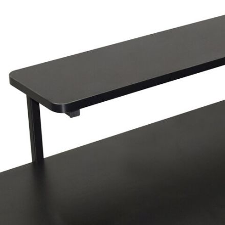 Стол компьютерный на металлокаркасе BRABIX "TECH GT-002", 1000х635х750 мм, черный, 641858 Стол компьютерный на металлокаркасе BRABIX "TECH GT-002", 1000х635х750 мм, черный, 641858