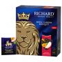 Чай RICHARD "Royal Garden Bouquet" черный с яблоком и мятой, 100 пакетиков по 1,7 г, 102737