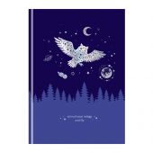 Записная книжка А5 80л. BG "Немного волшебства", soft-touch ламинация, тиснение голографической фольгой, блок в точку, 100 гр/м2