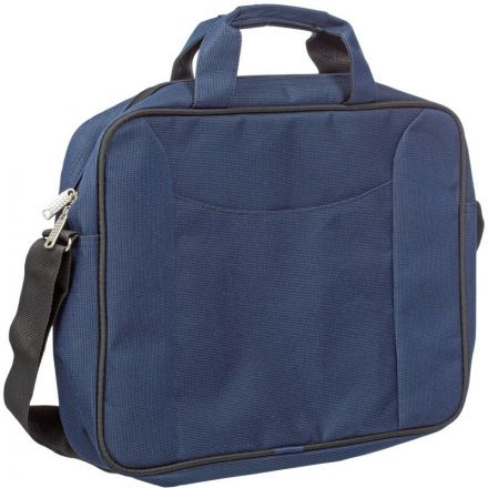 Сумка для документов полиэстр 400х300х80мм мод. 650 (синяя) Сумка для документов полиэстр 400х300х80мм мод. 650 (синяя)