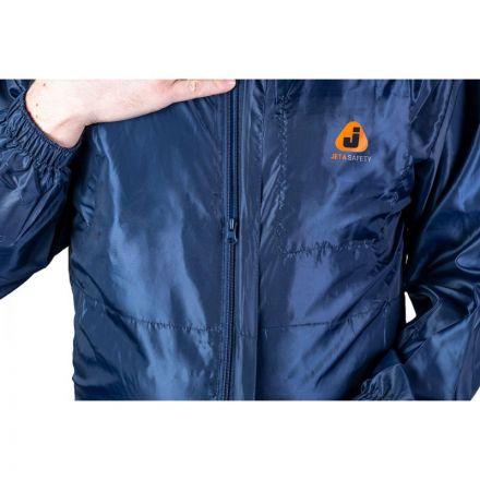 Комбинезон многоразовый защитный с капюшоном Jeta Safety JPC75b синий р. L