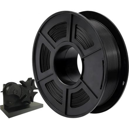 Пластик NV PRINT PLA Black Черный для 3D печати диам.1.75мм 1кг