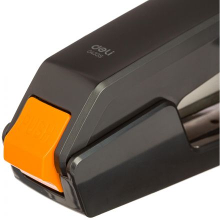 Степлер Deli Effortless N24/6-26/6 до 30лист.,плоск.сш.,черн+скобы(1000шт) Степлер Deli Effortless N24/6-26/6 до 30лист.,плоск.сш.,черн+скобы(1000шт)