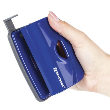 Дырокол металлический BRAUBERG "Universal+", до 20 листов, ассорти (синий/черный), 222525 Дырокол металлический BRAUBERG "Universal+", до 20 листов, ассорти (синий/черный), 222525