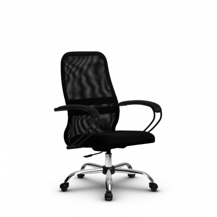 Кресло Метта SU-CP-8P черное/черное Ch