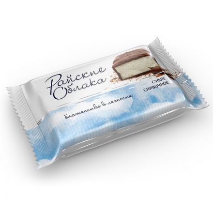 Конфеты шоколадные Райские облака суфле Сливочное, 200г