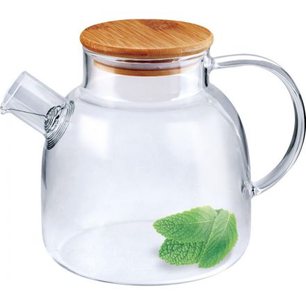Чайник заварочный стекл 1,5л бамб/кр Studio TM Appetite