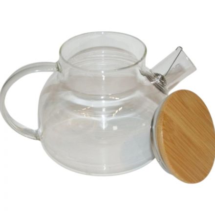 Чайник заварочный стекл 1,5л бамб/кр Studio TM Appetite