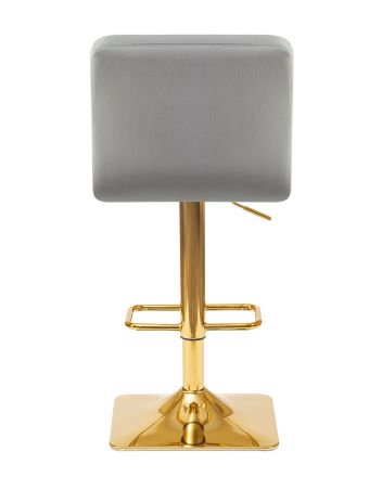 Стул барный DOBRIN GOLDIE, серый велюр (MJ9-75) Стул барный DOBRIN GOLDIE, серый велюр (MJ9-75)