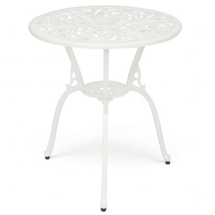 Комплект Secret De Maison Romance (стол +2 стула), алюминиевый сплав, D60/H67, 53х41х89см, butter white