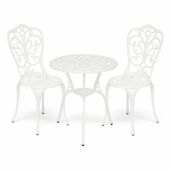 Комплект Secret De Maison Romance (стол +2 стула), алюминиевый сплав, D60/H67, 53х41х89см, butter white