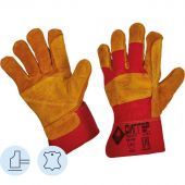 Перчатки защитные ДИГГЕР спилковые комбинированн усиленные желтые Перчатки защитные ДИГГЕР спилковые комбинированн усиленные желтые