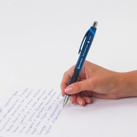 Ручка шариковая автоматическая с грипом BRAUBERG "Urban", СИНЯЯ, хромированные детали, узел 0,7 мм, линия письма 0,35 мм, 143260 Ручка шариковая автоматическая с грипом BRAUBERG "Urban", СИНЯЯ, хромированные детали, узел 0,7 мм, линия письма 0,35 мм, 143260