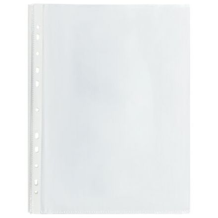 Папки-файлы перфорированные, А4, BRAUBERG "STANDARD", комплект 100 шт., гладкие, 45 мкм, 226831